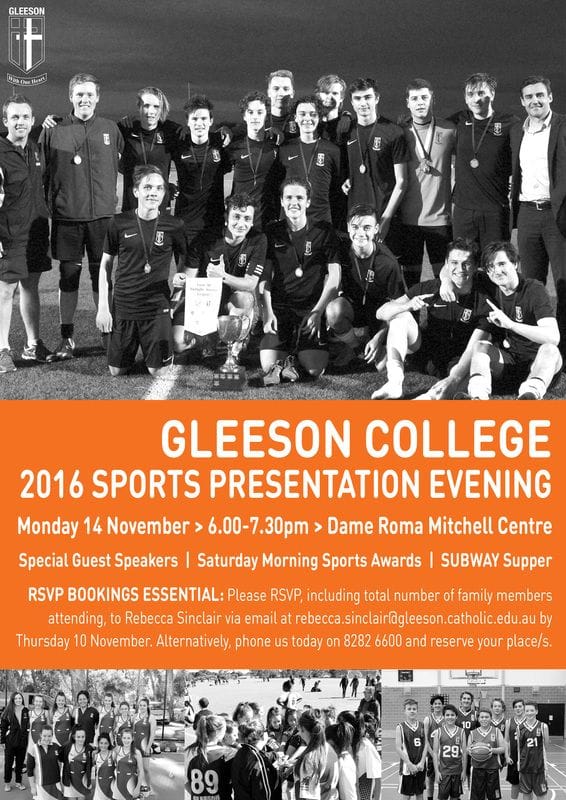 2016 Sports Presentation Evening 2016 Sports Presentation Evening